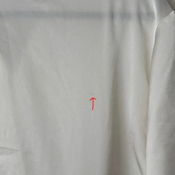 Abercrombie & Fitch cropped satin shirt - size M - Picture 4 of 4